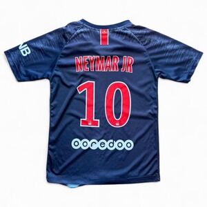 2018 Paris Neymar Jr Soccer Football Fly Emirates Jersey Small Kids Size 10